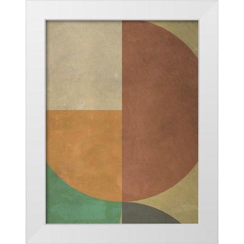 Attitude White Modern Wood Framed Art Print by Nava, Sandro