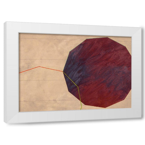 Forma I White Modern Wood Framed Art Print by Novello, Patrizia