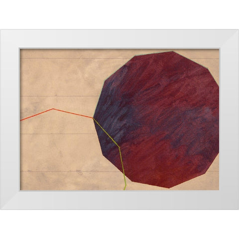 Forma I White Modern Wood Framed Art Print by Novello, Patrizia