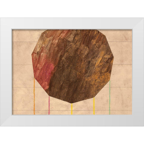 Forma II White Modern Wood Framed Art Print by Novello, Patrizia