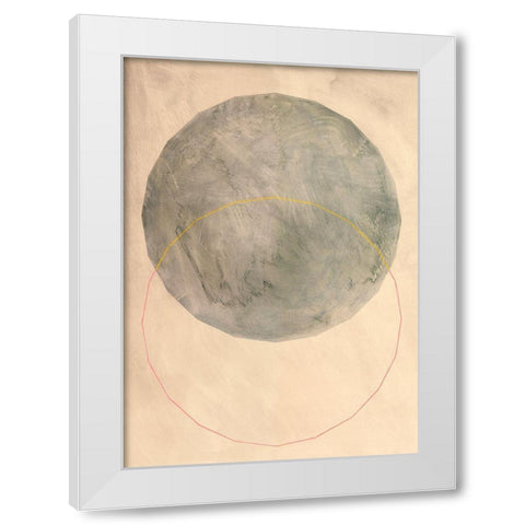 Morfi I White Modern Wood Framed Art Print by Novello, Patrizia