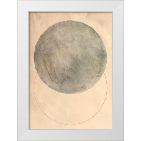 Morfi I White Modern Wood Framed Art Print by Novello, Patrizia