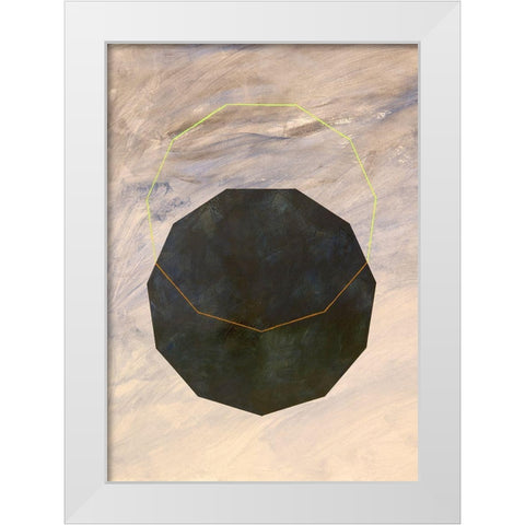 Morfi II White Modern Wood Framed Art Print by Novello, Patrizia
