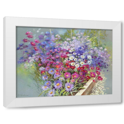 As Far as the Eye Can See White Modern Wood Framed Art Print by Whatmore, Nel