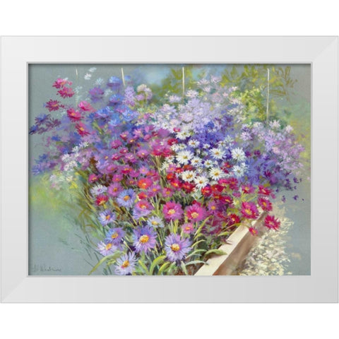 As Far as the Eye Can See White Modern Wood Framed Art Print by Whatmore, Nel