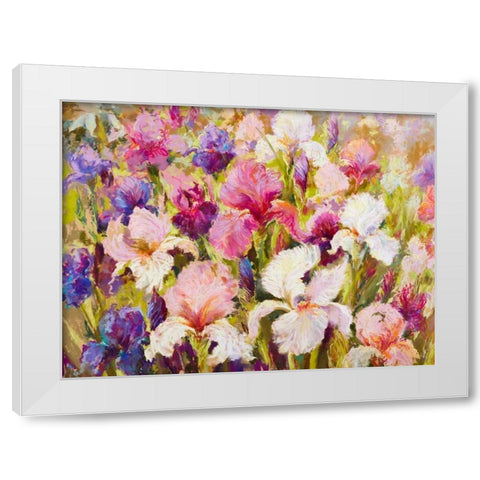 More Than I Can Say White Modern Wood Framed Art Print by Whatmore, Nel