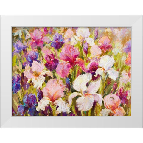 More Than I Can Say White Modern Wood Framed Art Print by Whatmore, Nel