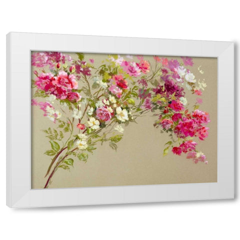 The Garden of the Rose I White Modern Wood Framed Art Print by Whatmore, Nel