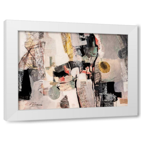 Tranquility White Modern Wood Framed Art Print by Pima, Arthur