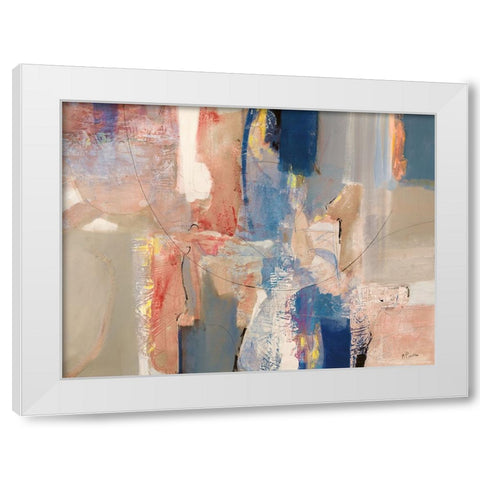 Calma del cuore White Modern Wood Framed Art Print by Piovan, Maurizio