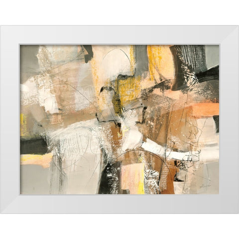 Altruismo contagioso White Modern Wood Framed Art Print by Piovan, Maurizio