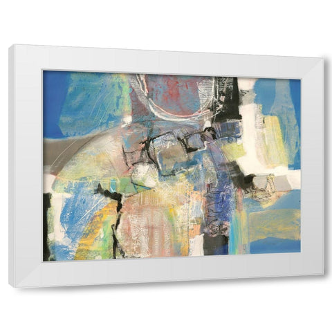 Ancora presenti White Modern Wood Framed Art Print by Piovan, Maurizio
