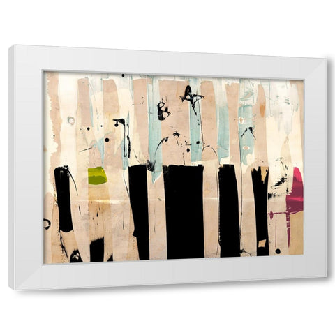 Singular Heaven White Modern Wood Framed Art Print by Winkel, Peter