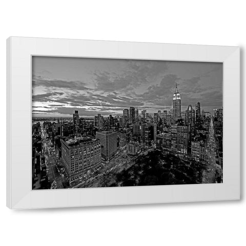 Chelsea and Midtown Manhattan_BN White Modern Wood Framed Art Print by Berenholtz, Richard