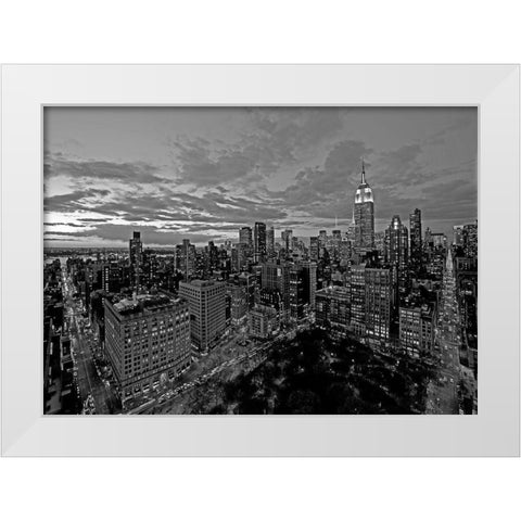 Chelsea and Midtown Manhattan_BN White Modern Wood Framed Art Print by Berenholtz, Richard