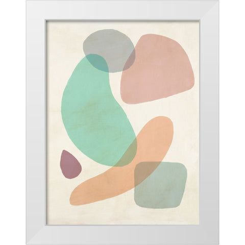 Peek-a-Boo White Modern Wood Framed Art Print by Dorn, Sven