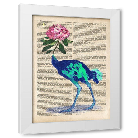 A Pleasant Surprise II White Modern Wood Framed Art Print by Lamanche, Stef