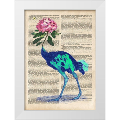 A Pleasant Surprise II White Modern Wood Framed Art Print by Lamanche, Stef