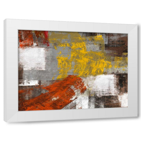 Summer Breeze White Modern Wood Framed Art Print by Stone, Jim