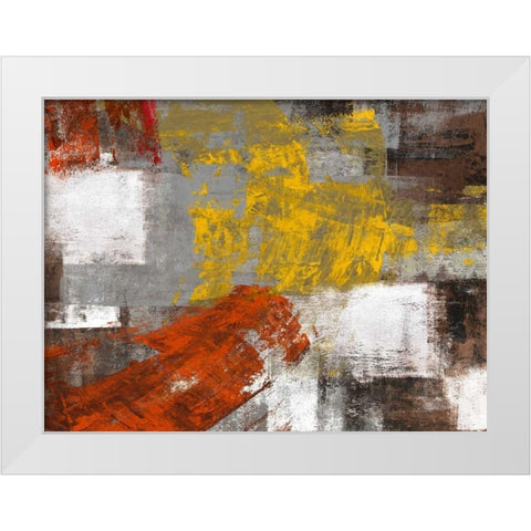 Summer Breeze White Modern Wood Framed Art Print by Stone, Jim