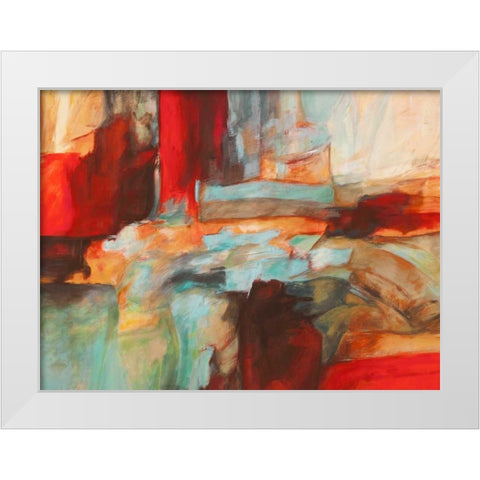 Recollection White Modern Wood Framed Art Print by Stone, Jim