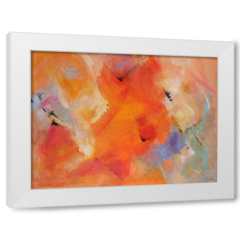 Emozioni colorate White Modern Wood Framed Art Print by Marzari, Tebo