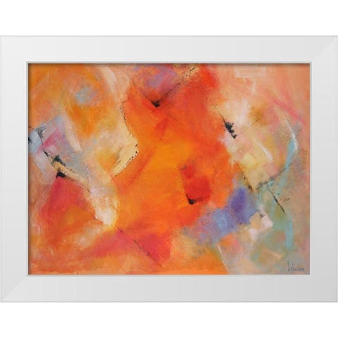 Emozioni colorate White Modern Wood Framed Art Print by Marzari, Tebo