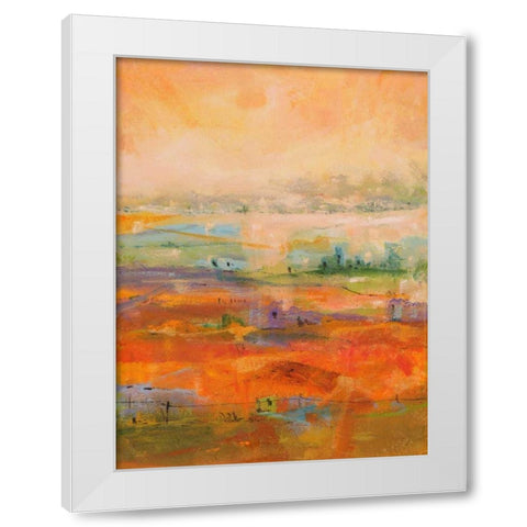 Country village II White Modern Wood Framed Art Print by Marzari, Tebo