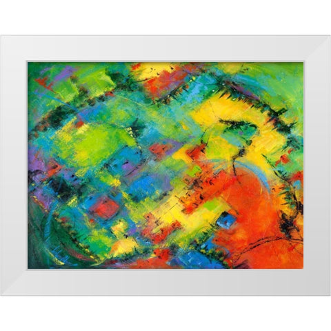 Immagini di viaggi White Modern Wood Framed Art Print by Marzari, Tebo