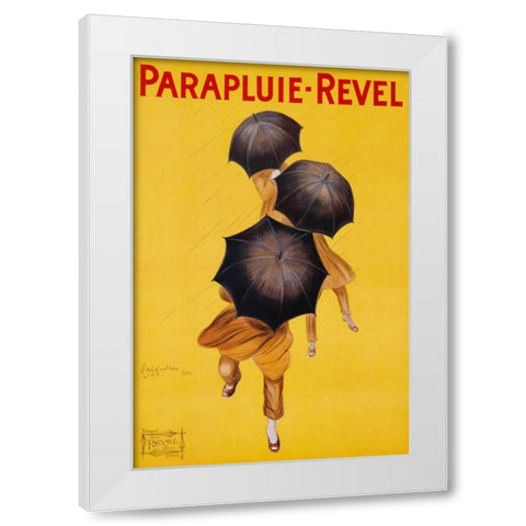 Parapluie-Revel 1922 White Modern Wood Framed Art Print by Cappiello, Leonetto