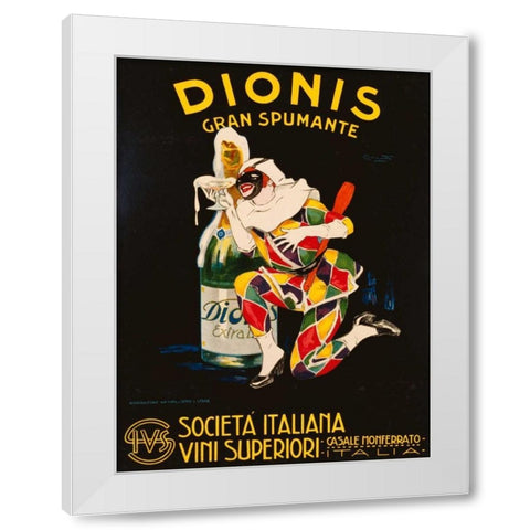 Dionis 1928 White Modern Wood Framed Art Print by Codognato, Plinio