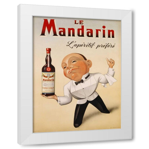 Le Mandarin Lâ€™Aperitif Prefere 1932 White Modern Wood Framed Art Print by Anonymous