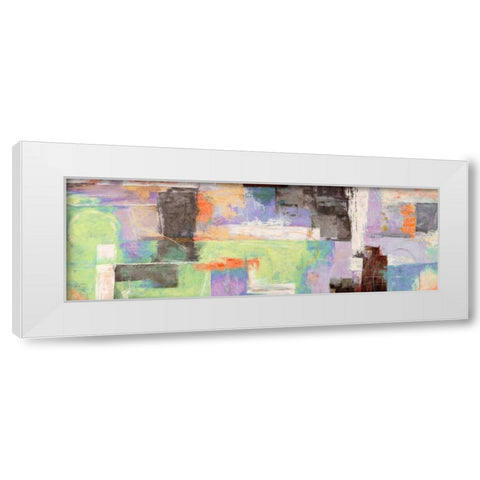 The Island White Modern Wood Framed Art Print by Aprile, Alessio