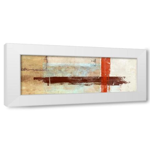 Colorscape White Modern Wood Framed Art Print by Aprile, Alessio