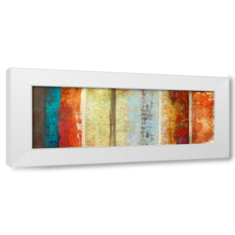 June White Modern Wood Framed Art Print by Baron, Alphonse