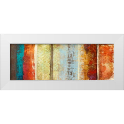 June White Modern Wood Framed Art Print by Baron, Alphonse