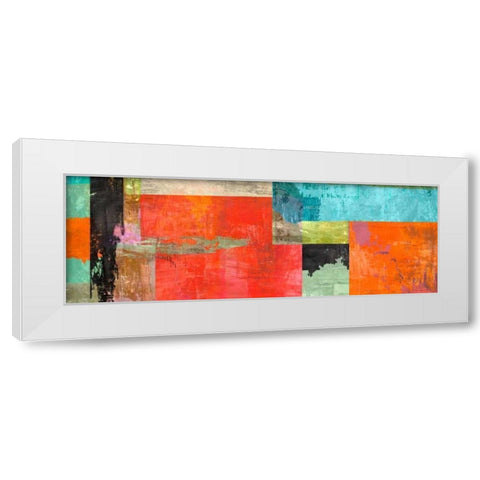 Midnight Moves White Modern Wood Framed Art Print by Baron, Alphonse