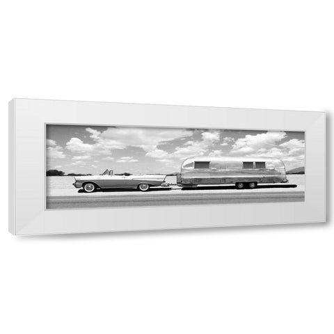 Ready to Go - BW White Modern Wood Framed Art Print by Gasoline Images