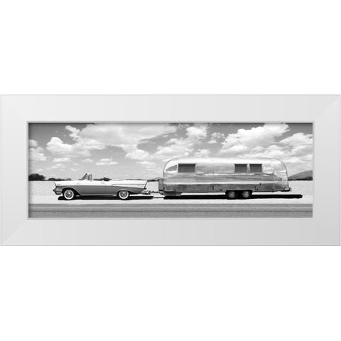 Ready to Go - BW White Modern Wood Framed Art Print by Gasoline Images