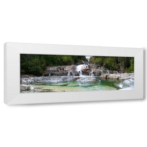 Lower Myra Falls Vancouver Island British Columbia Canada White Modern Wood Framed Art Print by Nizamov, Shamil