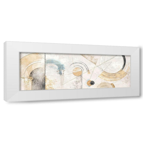 Geometrie complesse White Modern Wood Framed Art Print by Armenti, Arturo