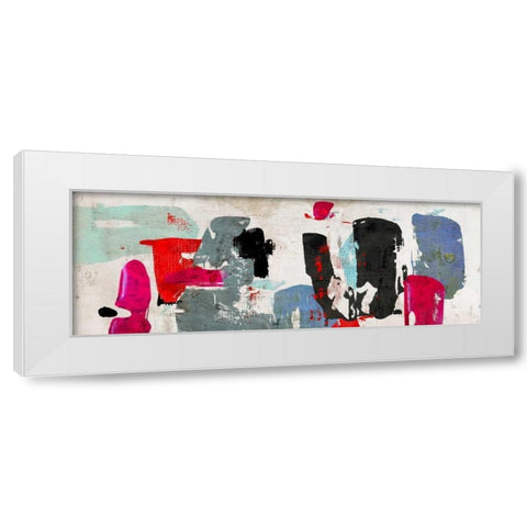 Supersonic White Modern Wood Framed Art Print by Munson, Anne