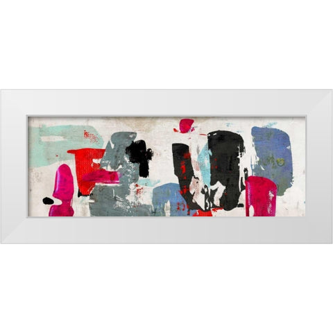 Supersonic White Modern Wood Framed Art Print by Munson, Anne