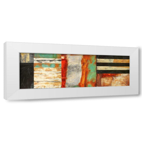 Respiro White Modern Wood Framed Art Print by Bacci, Leonardo