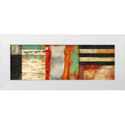 Respiro White Modern Wood Framed Art Print by Bacci, Leonardo