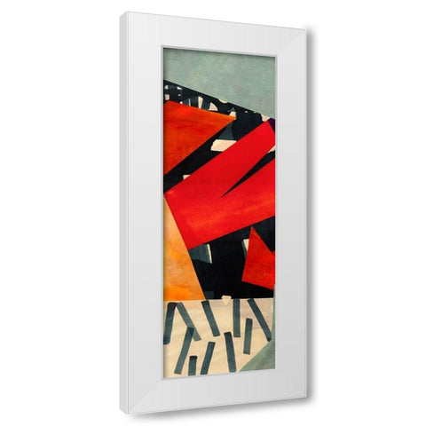 BeBop Panel I White Modern Wood Framed Art Print by Bacci, Leonardo