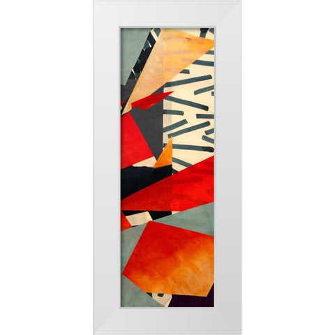 BeBop Panel II White Modern Wood Framed Art Print by Bacci, Leonardo