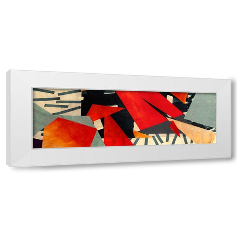 Memphis Blues (detail) White Modern Wood Framed Art Print by Bacci, Leonardo