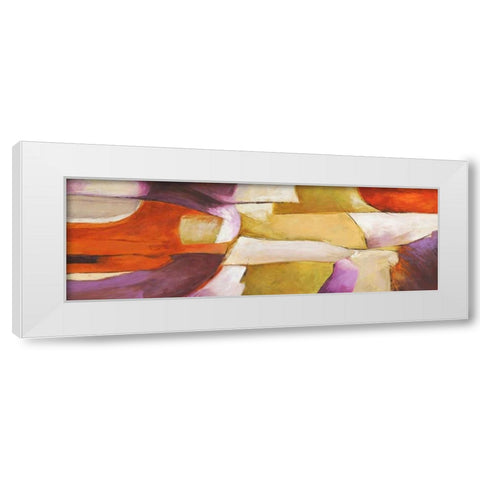 Wild Thang White Modern Wood Framed Art Print by Olin, Chaz