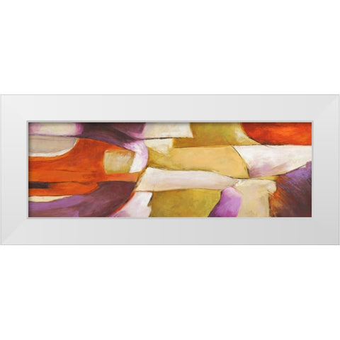 Wild Thang White Modern Wood Framed Art Print by Olin, Chaz
